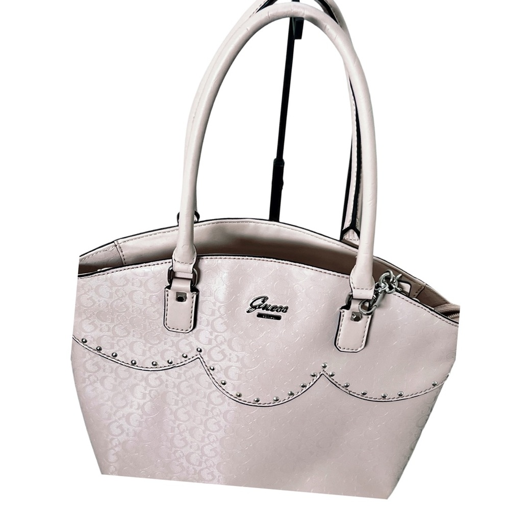 Guess Elegant Cream Shoulder Bag
